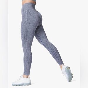 Aoxjox Women's Highwaist Workout Gym Vital Seamless Leggings Yoga Pants